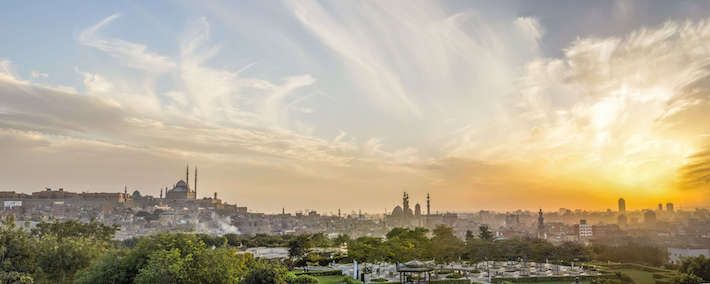 Old Cairo Panorama as seen from Al Al Azhar Park