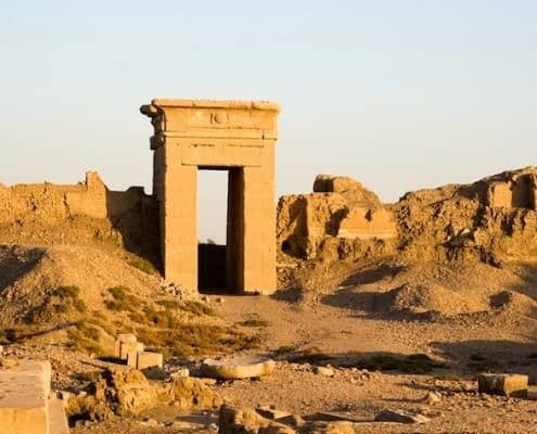 Entrance gate at Dendera Temple