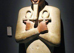 Osiride pillar statue of pharaoh Senusret I
