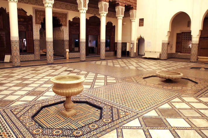 Interior of Marrakech Museum, Morocco