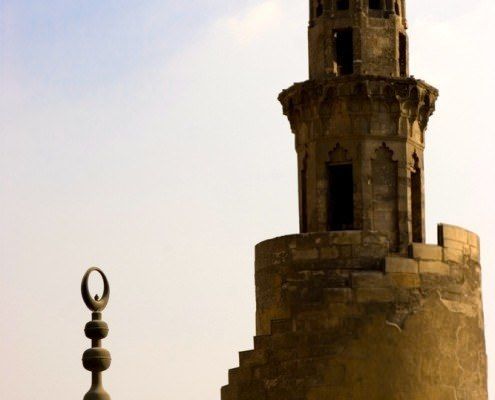 Minaret and dome of Mosque of Ahmad Ibn Tulun