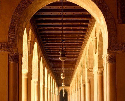 Arches of Mosque of Ahmad Ibn Tulun, Cairo, Egypt