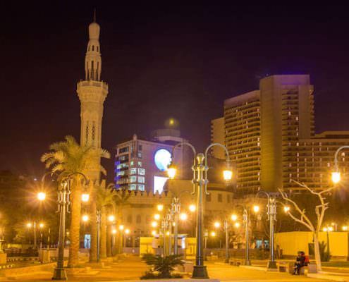 Omar Makram Mosque on Tahrir Square in Cairo