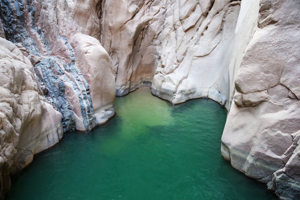 Canyons in Nuweiba, Egypt